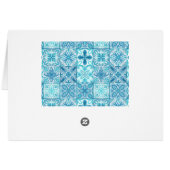  tegels in blauw en wit (Achterkant Horizontaal)