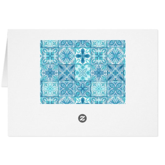 tegels in blauw en wit (Achterkant Horizontaal)