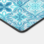 tegels in blauw en wit bureaumat (Hoek)