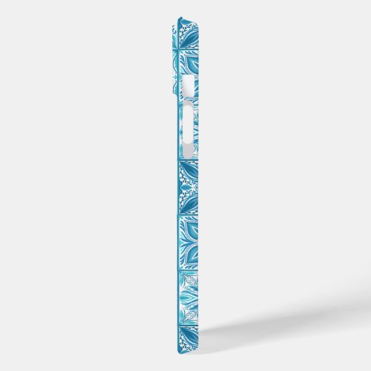 tegels in blauw en wit Case-Mate iPhone case (Achterkant / Links)