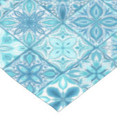 tegels in blauw en wit tafelkleed (Gekanteld)