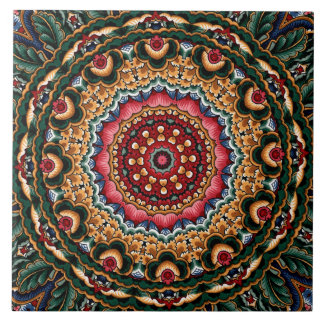 Tegels in de decoratieve Italiaanse majolica/Talav Tegeltje