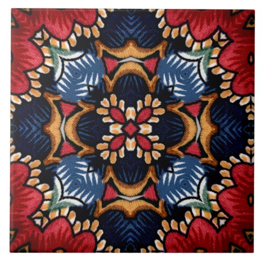 Tegels in de decoratieve Italiaanse majolica/Talav Tegeltje (Voorkant)