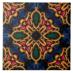 Tegels in de decoratieve Italiaanse majolica/Talav Tegeltje