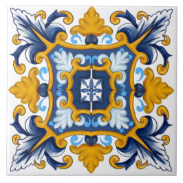 Tegels in de Middellandse Zee, Siciliaanse tegels Tegeltje