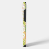  tegels in groen en geel iPhone hoesje (Linkerkant)