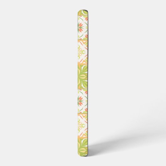 tegels in groen en geel samsung galaxy hoesje (Linkerkant)