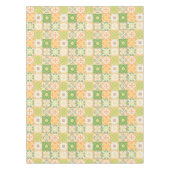  tegels in groen en geel tafelkleed (Voorkant)