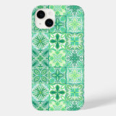 tegels in groen en wit Case-Mate iPhone case (Achterkant)