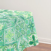  tegels in groen en wit tafelkleed (Voorbeeld)