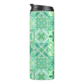  tegels in groen en wit thermosbeker (Geroteerd rechts)