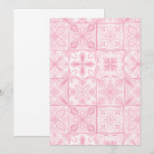  tegels in roze (Voorkant / Achterkant)