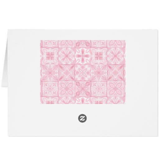  tegels in roze (Achterkant Horizontaal)