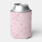 tegels in roze blikjeskoeler (Blikje Voorkant)