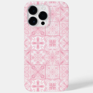  tegels in roze Case-Mate iPhone 14 pro max hoesje