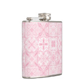 tegels in roze heupfles (Rechts)