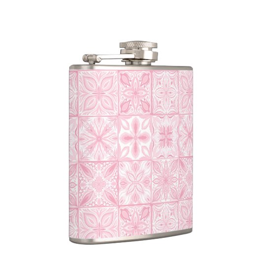  tegels in roze heupfles (Rechts)