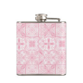 tegels in roze heupfles (Achterkant)