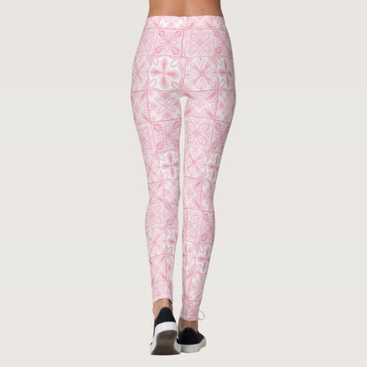  tegels in roze leggings (Achterkant)