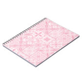 tegels in roze notitieboek (Linkerzijde)