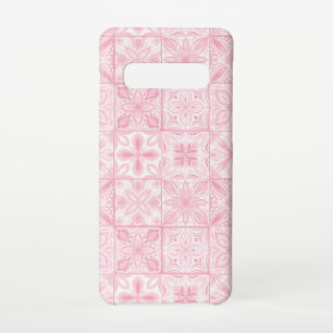  tegels in roze samsung galaxy s10 hoesje