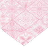 tegels in roze tafelkleed (Gekanteld)