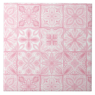  tegels in roze tegeltje
