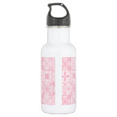  tegels in roze waterfles  (Achterkant)