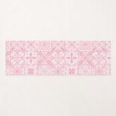  tegels in roze yogamat (Voorkant (horizontaal))