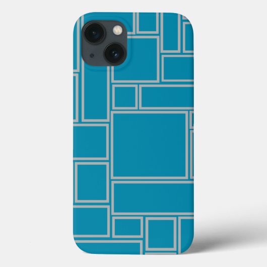 Tegels in Teal Case-Mate iPhone Case (Achterkant)