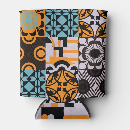  tegels: ingewikkelde decoratieve details. blikjeskoeler (Voorkant)