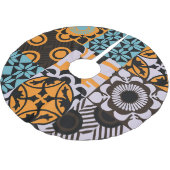  tegels: ingewikkelde decoratieve details. kerstboom rok (Gekanteld)