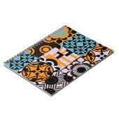  tegels: ingewikkelde decoratieve details. notitieboek (Linkerzijde)