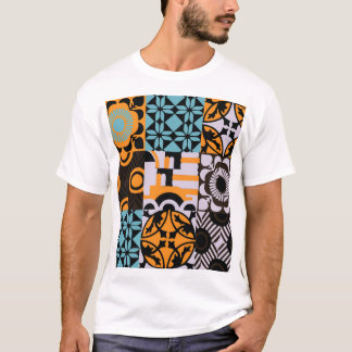  tegels: ingewikkelde decoratieve details. t-shirt