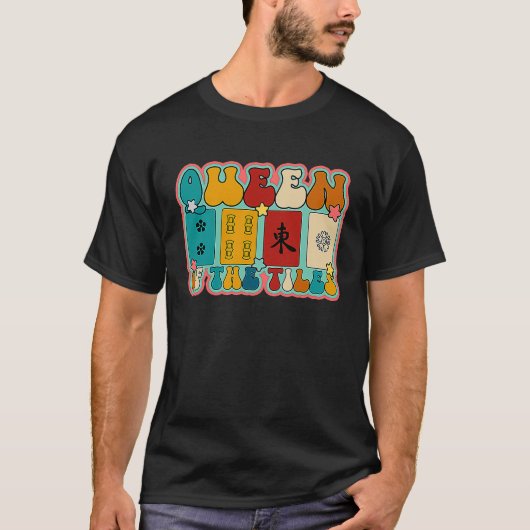 Tegels Mahjong Mahjong T-shirt (Voorkant)