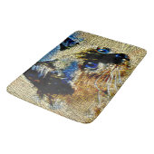 Tegels met blauw-gekleurde siamese kattenmozaïek badmat (Gekanteld)