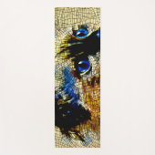 Tegels met blauw-gekleurde siamese kattenmozaïek yogamat (Voorkant)