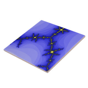 Tegels met blikseminslag tegeltje