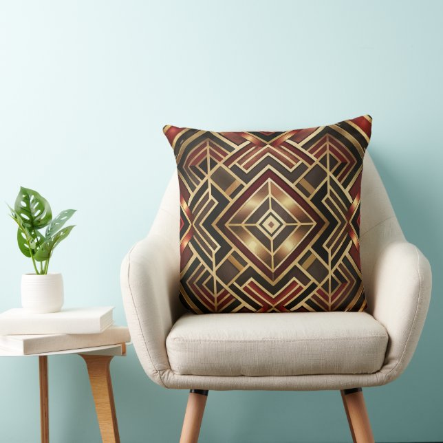 Tegels met een leuk Art Deco patroon  Kussen (Stoel)
