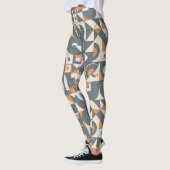 Tegels met een leuke moderne patroon  leggings (Links)