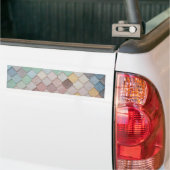 Tegels met meerdere kleuren bumpersticker (Op Truck)