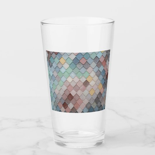 Tegels met meerdere kleuren glas (Voorkant)
