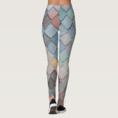Tegels met meerdere kleuren leggings (Achterkant)