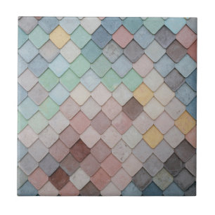 Tegels met meerdere kleuren tegeltje