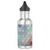 Tegels met meerdere kleuren waterfles  (Links)