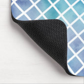 Tegels met Paarse blauwe Waterverf Muismat (Hoek)