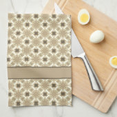 Tegels met schuifwiel theedoek (Quarter Fold)