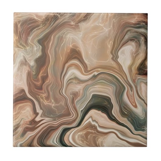 tegels met zwarte en goudvloer tegeltje (Voorkant)