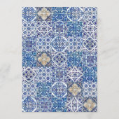 Tegels Middellandse Zee Kaart (Achterkant)