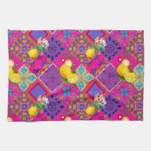 tegels, mozaïek, azulejo, citroenen, Citrus, majol Theedoek (Horizontaal)